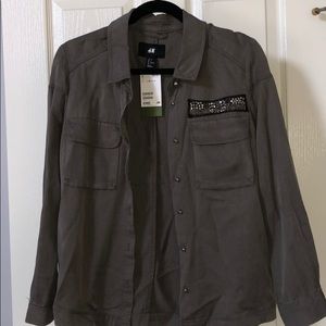 NWT H&M Long Sleeve Thin Jacket